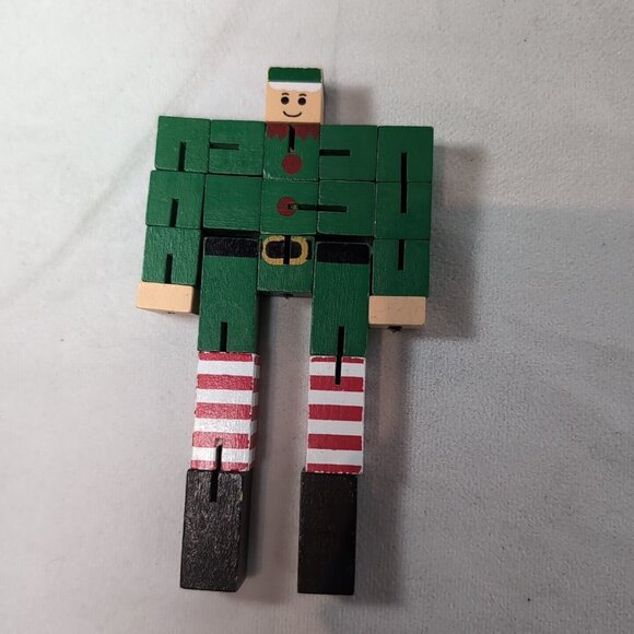 Elf Professor Puzzle Man Festive Challenge Brain Teaser Jigsaw Christmas Toy Woo - Picture 1 of 7